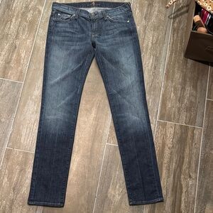 7 For All Mankind Roxanne Dark Blue Jeans